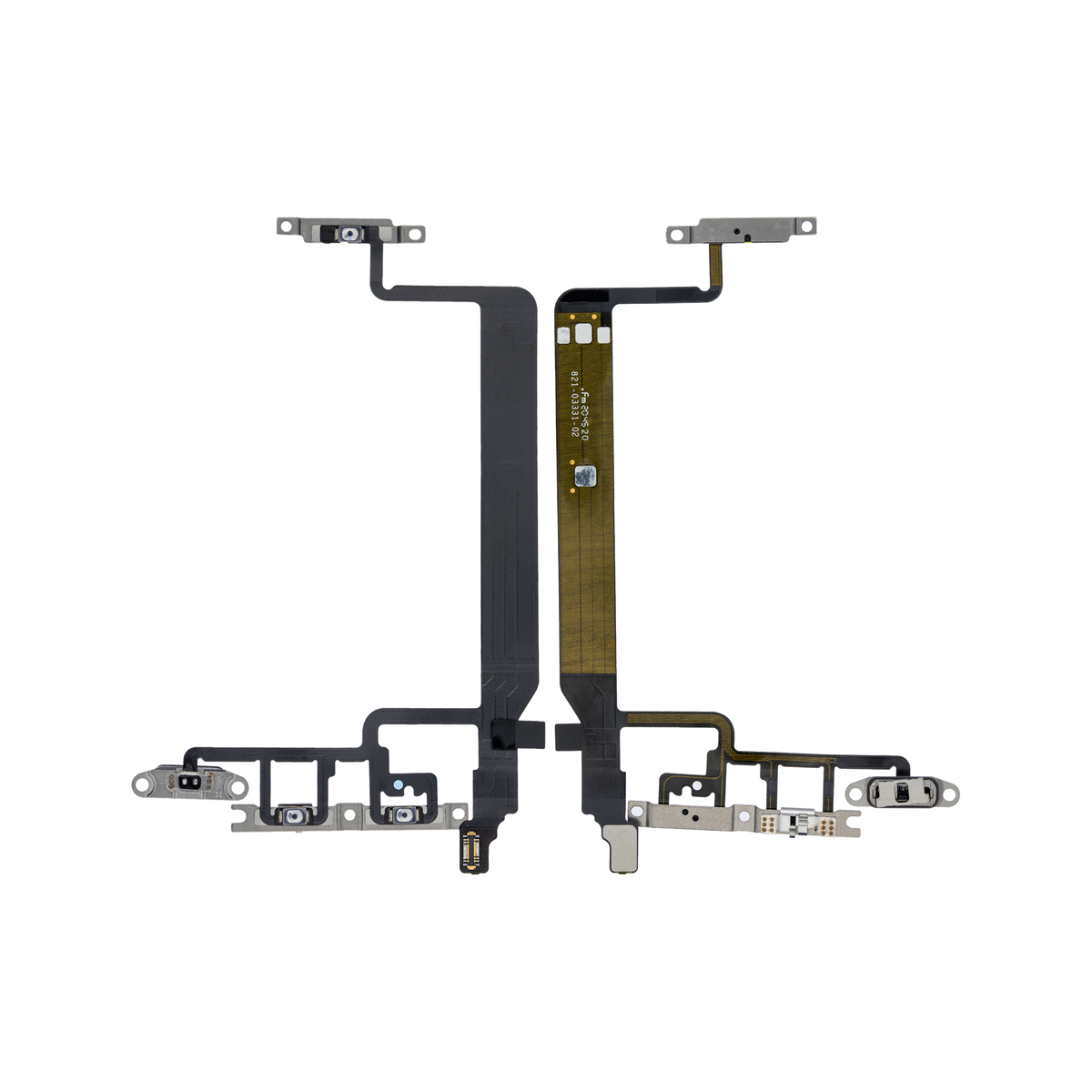 Power and Volume Button Flex for iPhone 13 Pro front and back view