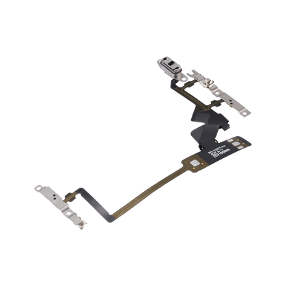 Power and Volume Button Flex for iPhone 14 Pro angled front view