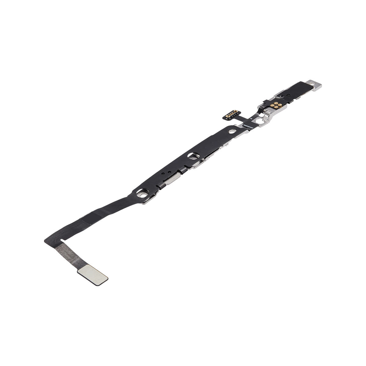 Power Button Flex for iPhone 16 angled back view