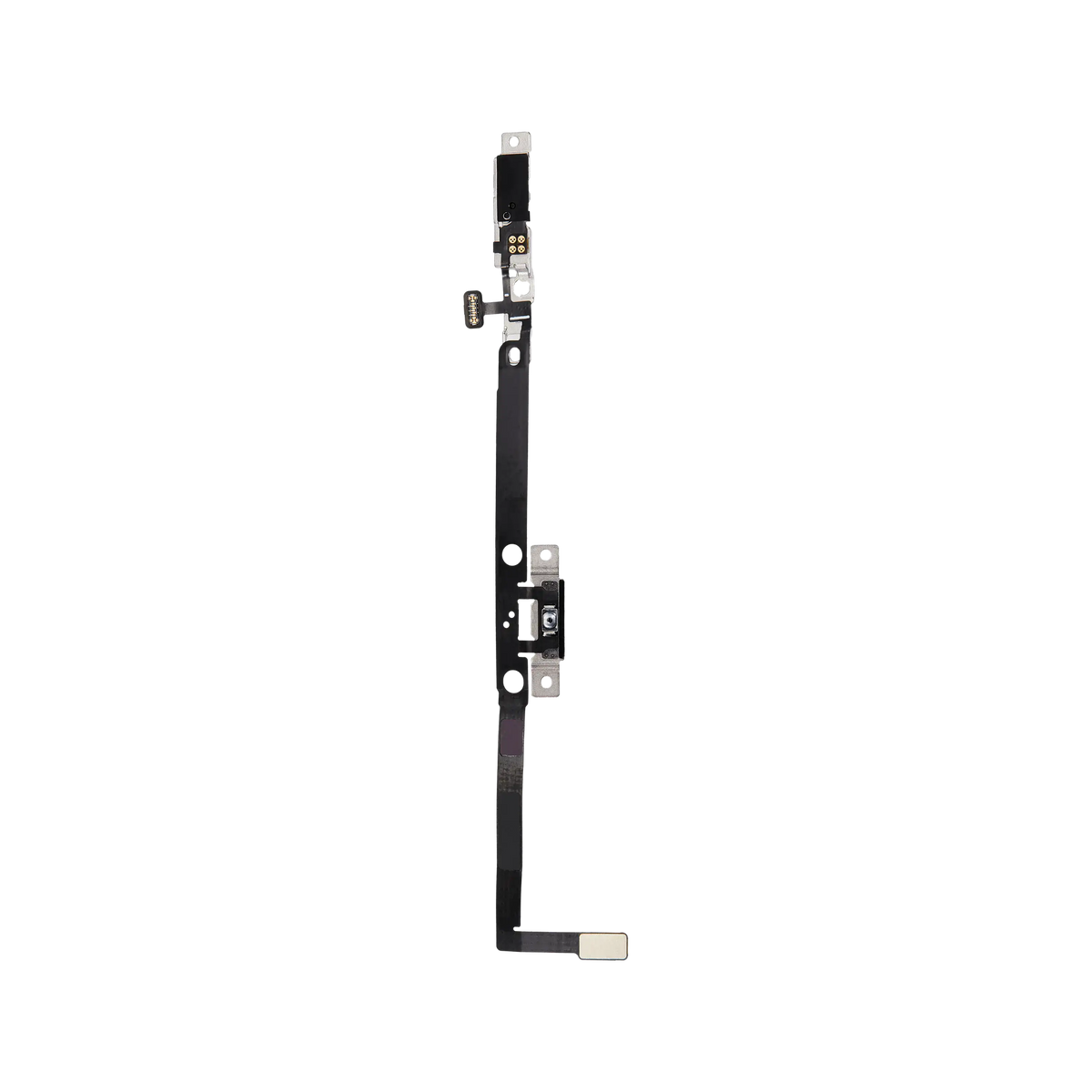 Power Button Flex for iPhone 16 Plus angled back view