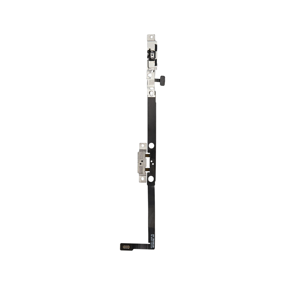 Power Button Flex for iPhone 16 Plus angled front view