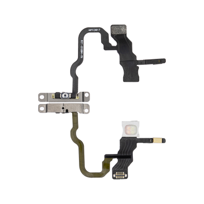 Power Button Flex for iPhone X front and back view