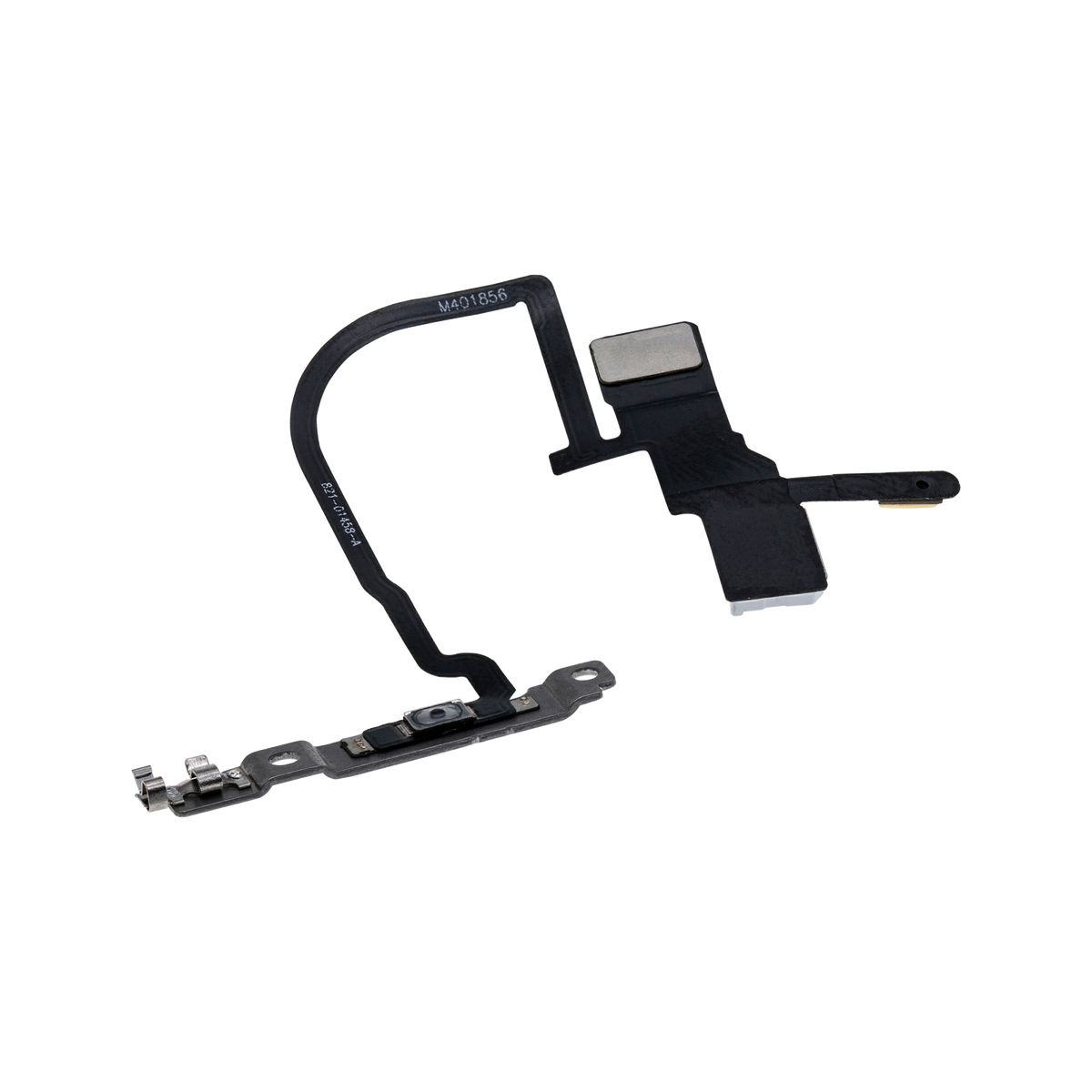 Power Button Flex for iPhone XS angled front view
