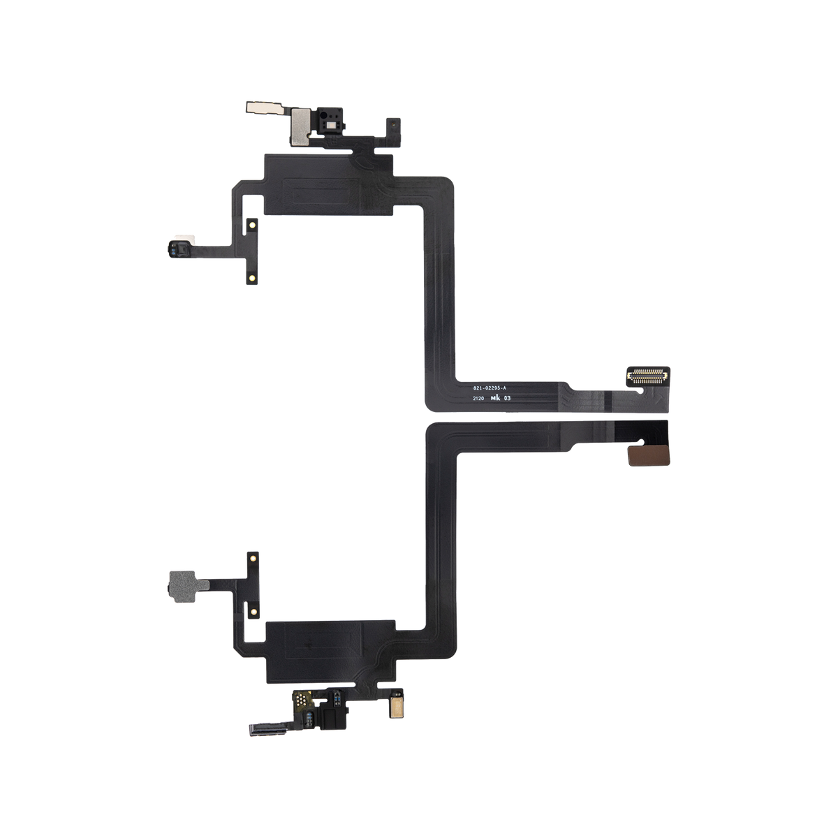 Proximity and Ambient Light Sensor Flex for iPhone 11 Pro Max front and back view