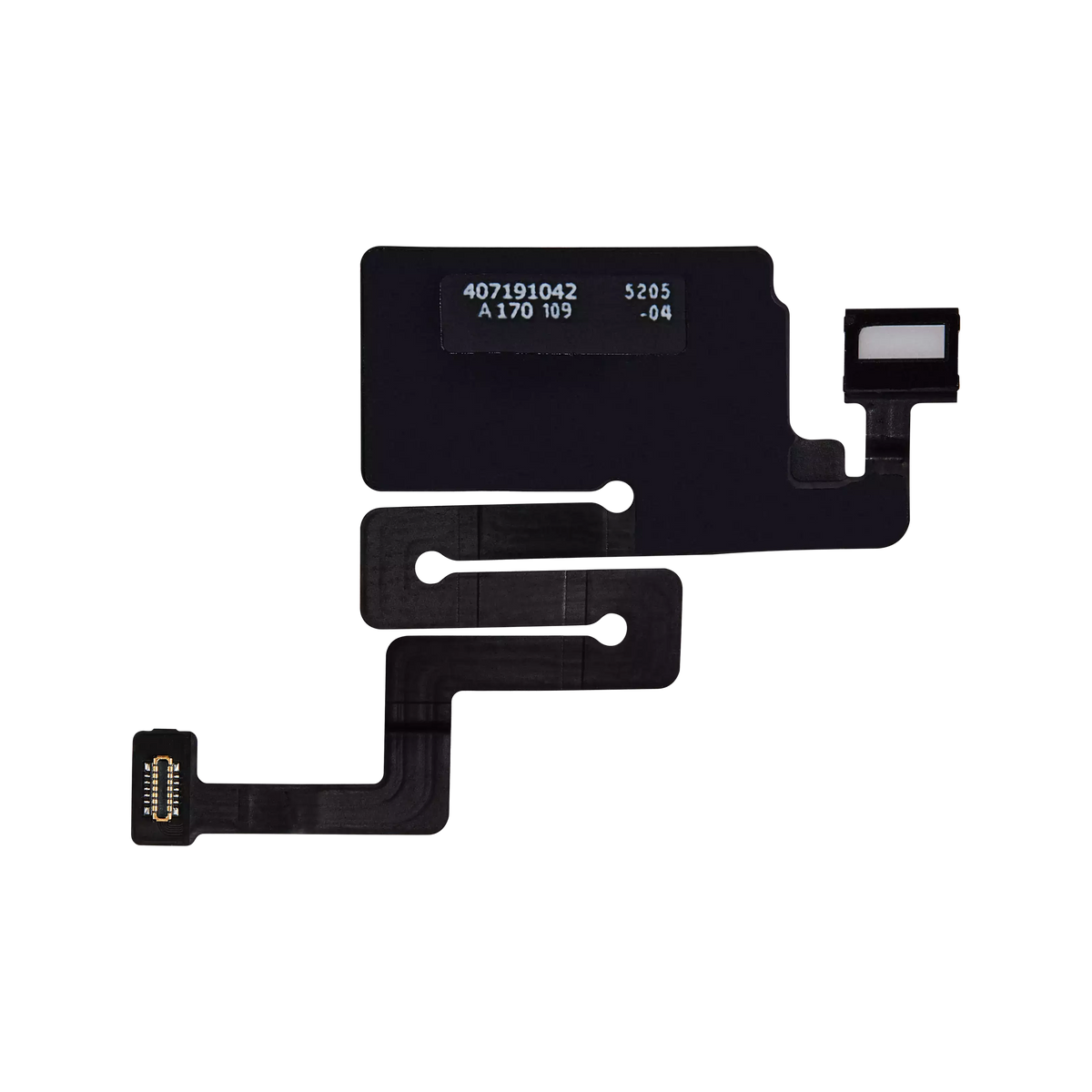 Proximity and Ambient Light Sensor Flex for iPhone 16 Plus angled back view