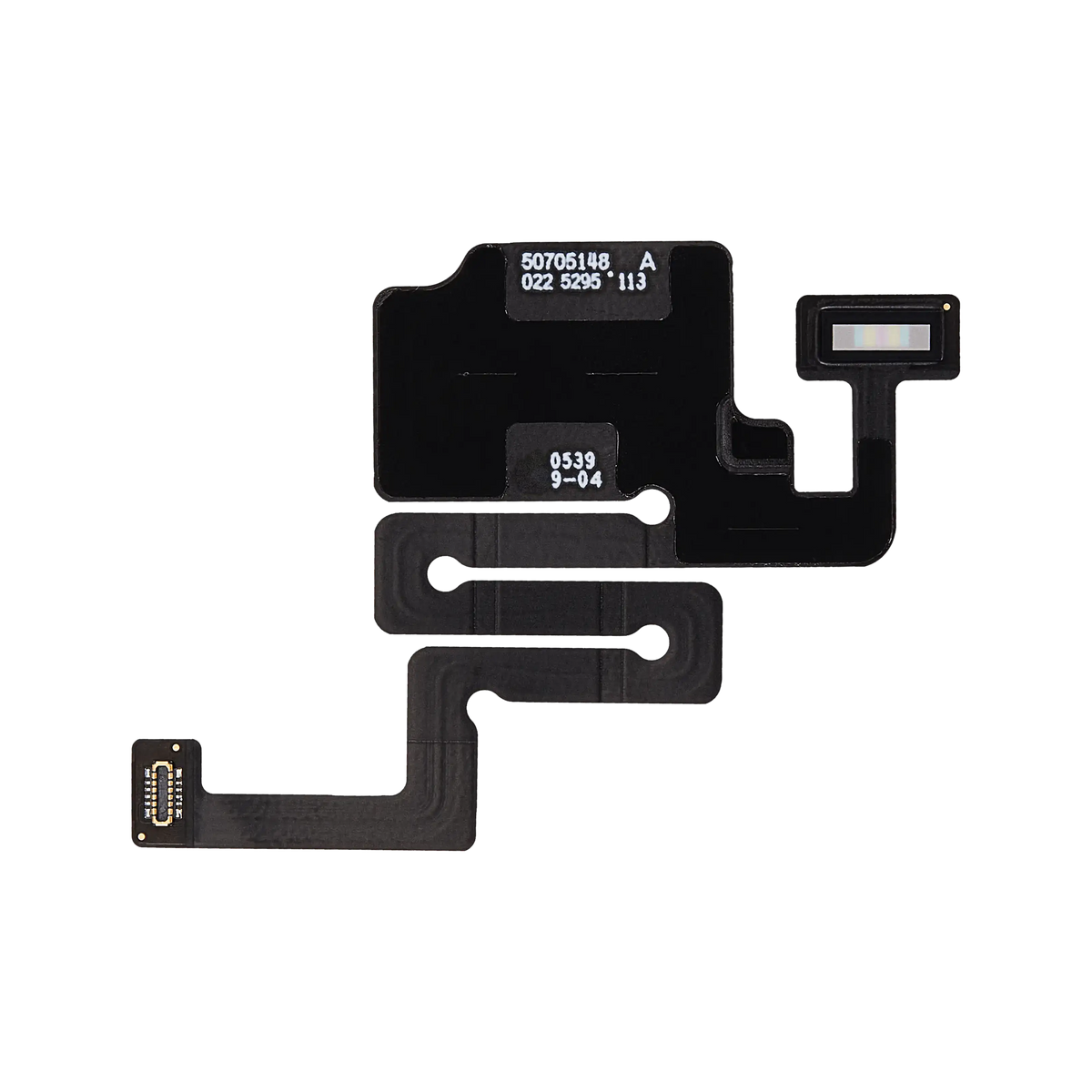 Proximity and Ambient Light Sensor Flex for iPhone 17 angled front view