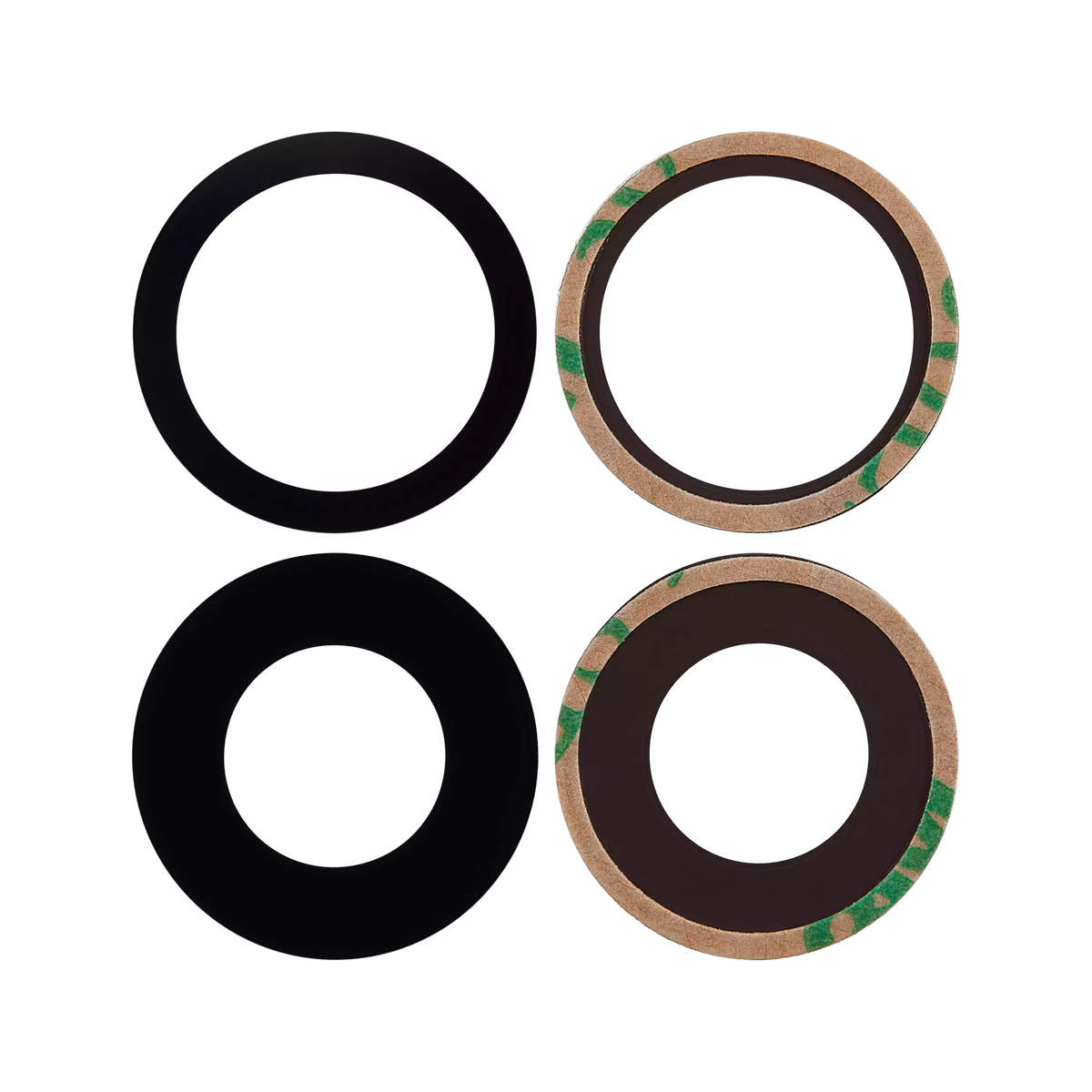 Sapphire Rear Camera Lens Cover for iPhone 17 front and back view