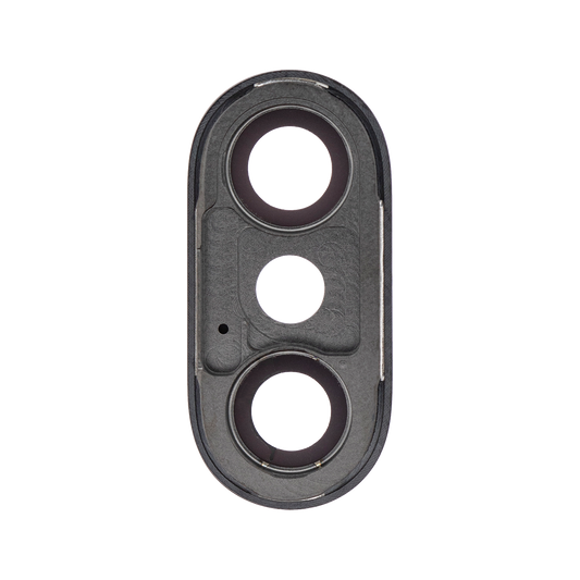 iPhone X camera lens glass (sapphire, glass only) angled back view