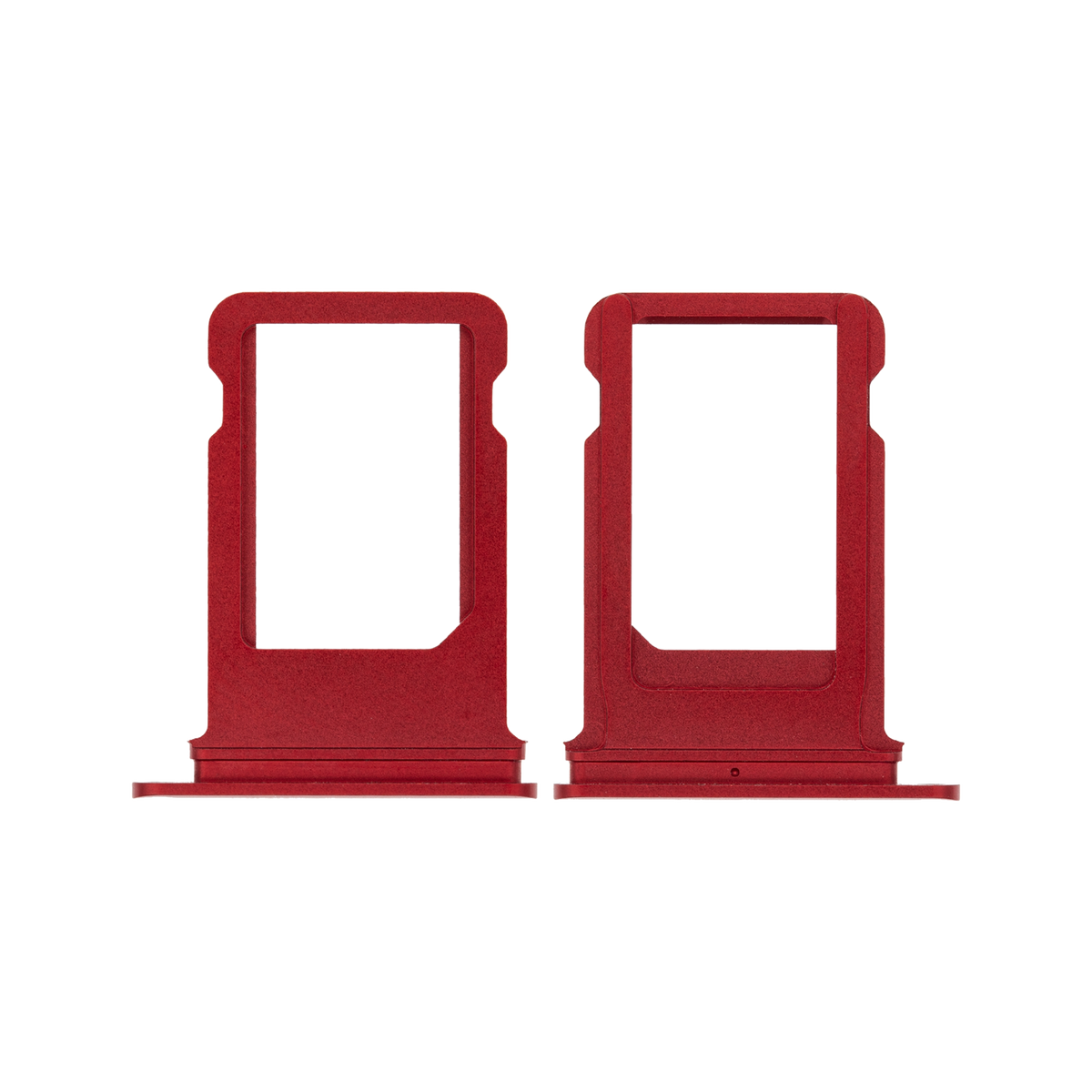 SIM Card Tray for iPhone 8 Plus Red front and back view
