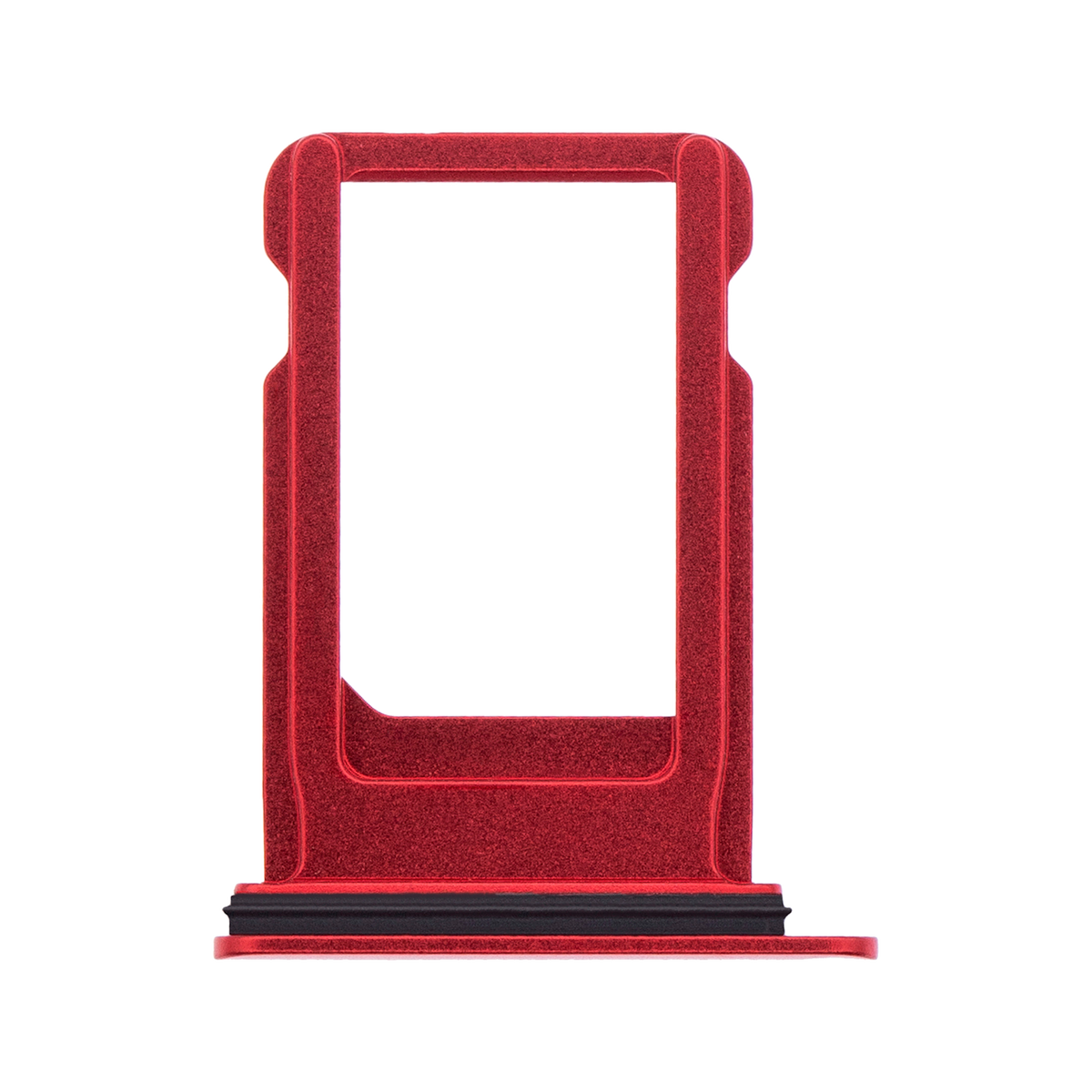 SIM Card Tray for iPhone 8 / SE (2020) / SE (2022) Red angled back view