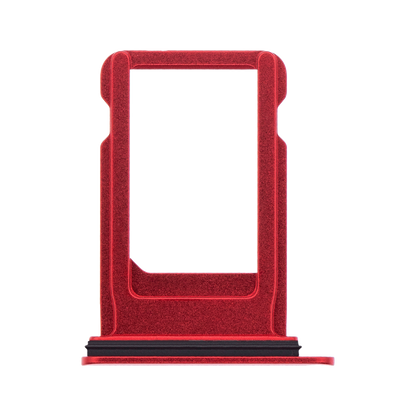 SIM Card Tray for iPhone 8 / SE (2020) / SE (2022) Red angled back view