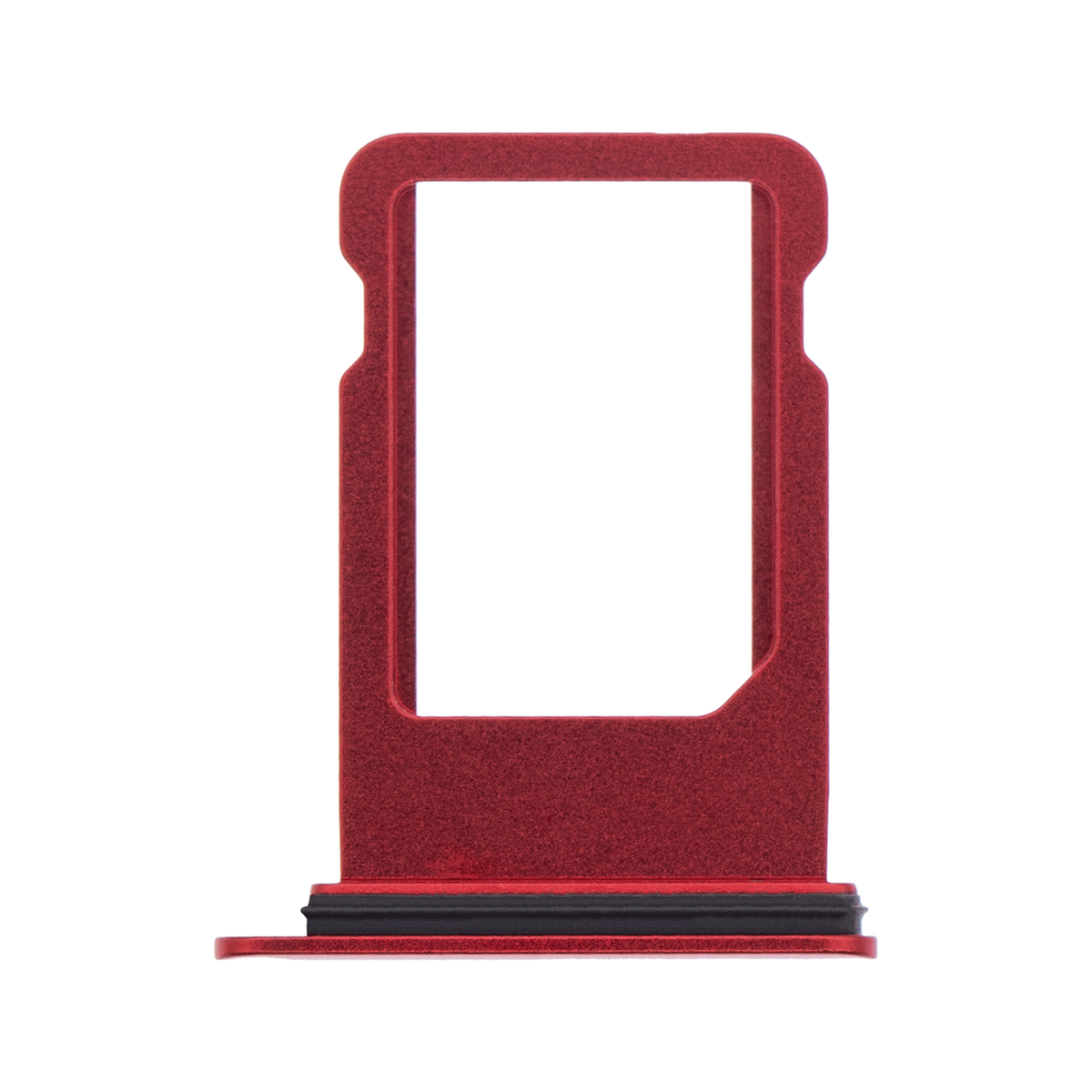 SIM Card Tray for iPhone 8 / SE (2020) / SE (2022) Red angled front view