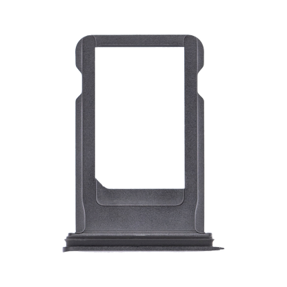 SIM Card Tray for iPhone 8 / SE (2020) / SE (2022) Space Gray angled front view