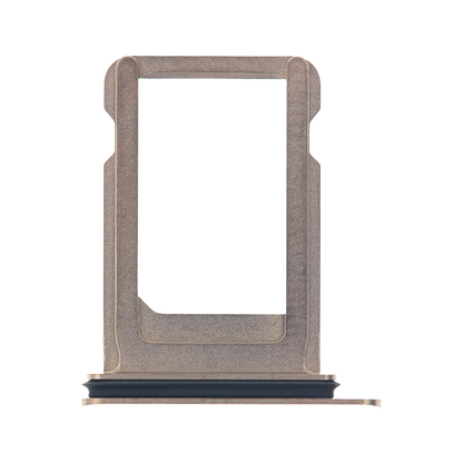 SIM Card Tray for iPhone X Gold angled front view