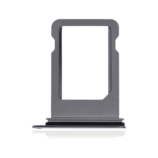 SIM Card Tray for iPhone X Space Gray angled front view