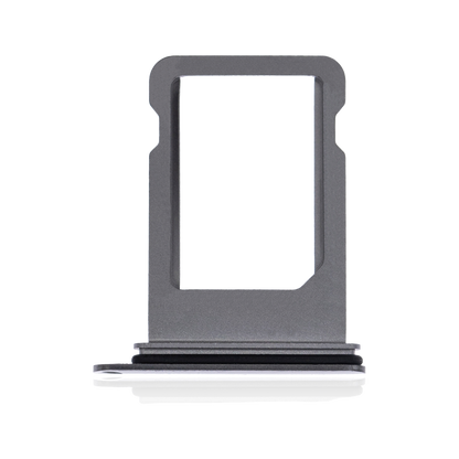 SIM Card Tray for iPhone X Space Gray angled front view