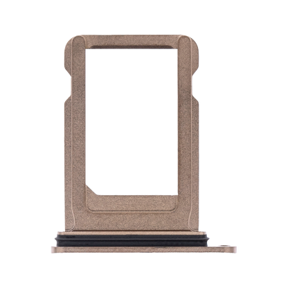 SIM Card Tray for iPhone XS Gold angled front view