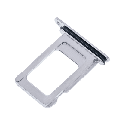 Single SIM Card Tray for iPhone 11 Pro / 11 Pro Max Silver angled back view