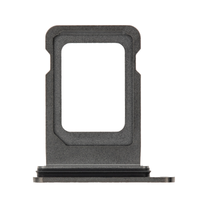 Single SIM Card Tray for iPhone 12 Pro / 12 Pro Max / 13 Pro / 13 Pro Max Graphite angled front view