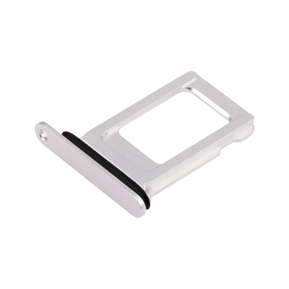Single SIM Card Tray for iPhone 14 / 14 Plus Starlight angled front view