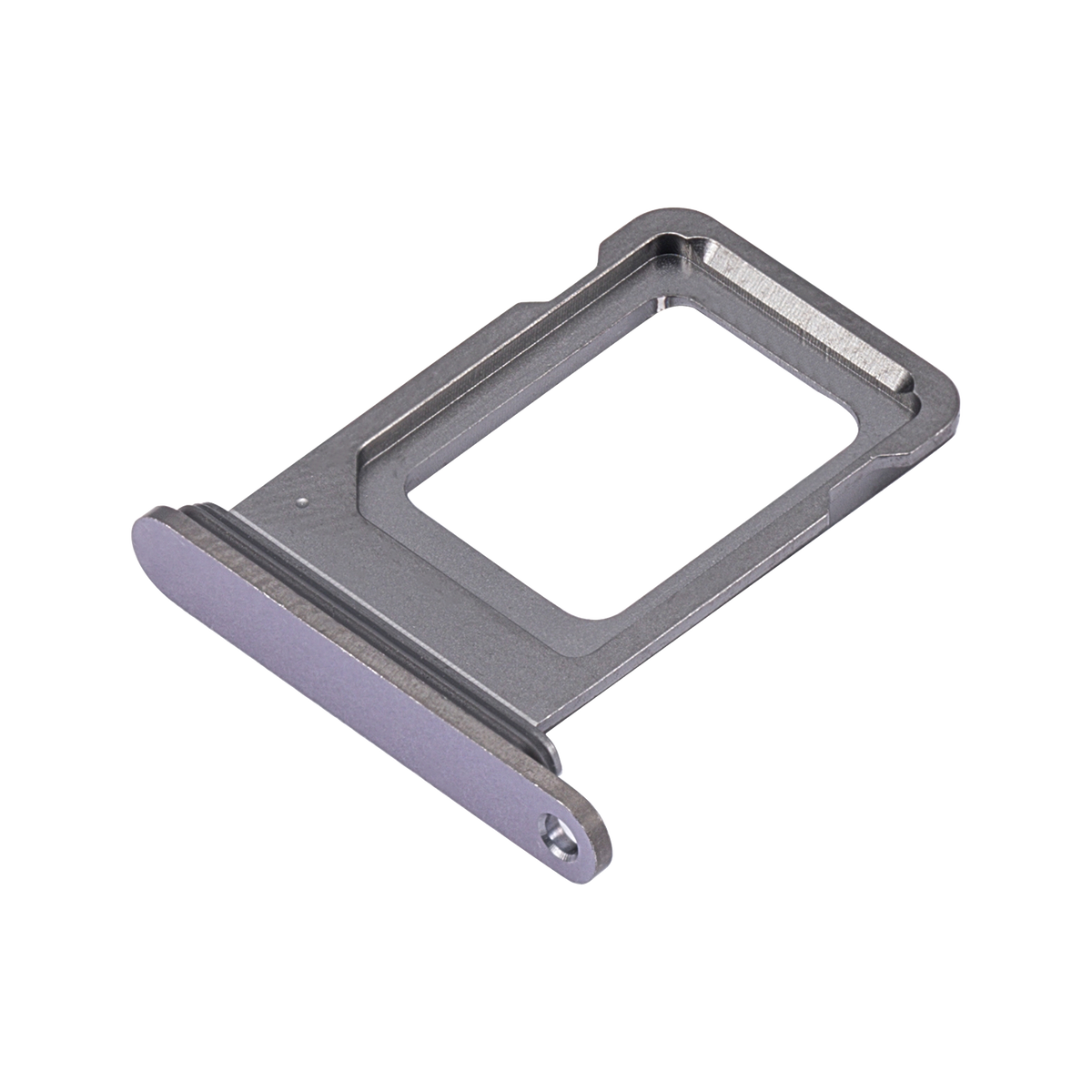 Single SIM Card Tray for iPhone 14 Pro / 14 Pro Max Deep Purple angled front view
