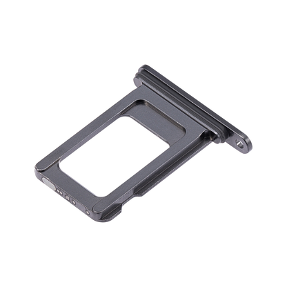Single SIM Card Tray for iPhone 14 Pro / 14 Pro Max Space Black angled back view