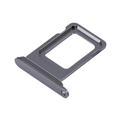 Single SIM Card Tray for iPhone 14 Pro / 14 Pro Max Space Black angled front view