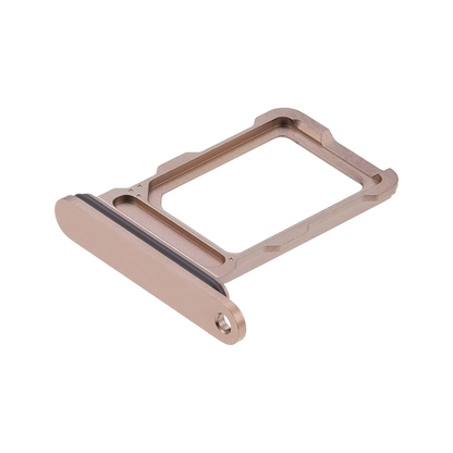 Single SIM Card Tray for iPhone 16 Pro / 16 Pro Max Desert Titanium angled front view