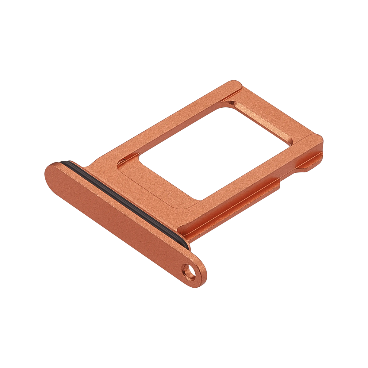 Single SIM Card Tray for iPhone 17 Pro / 17 Pro Max Cosmic Orange angled back view