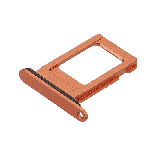 Single SIM Card Tray for iPhone 17 Pro / 17 Pro Max Cosmic Orange angled back view