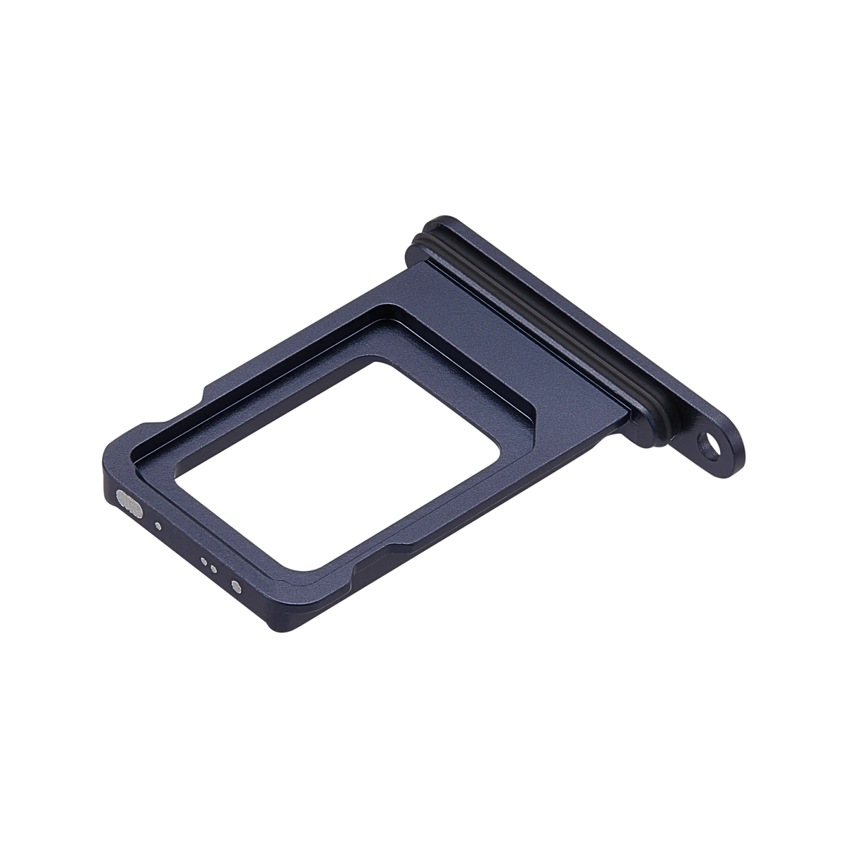 Single SIM Card Tray for iPhone 17 Pro / 17 Pro Max Deep Blue angled front view