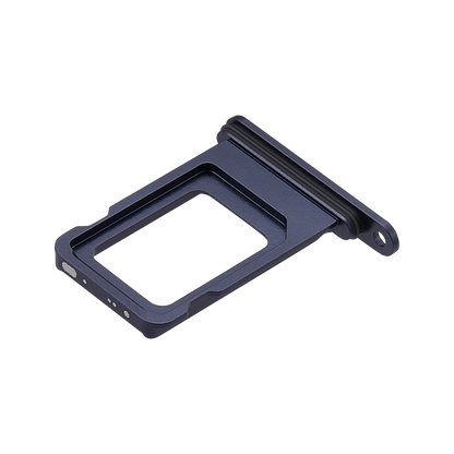 Single SIM Card Tray for iPhone 17 Pro / 17 Pro Max Deep Blue angled front view