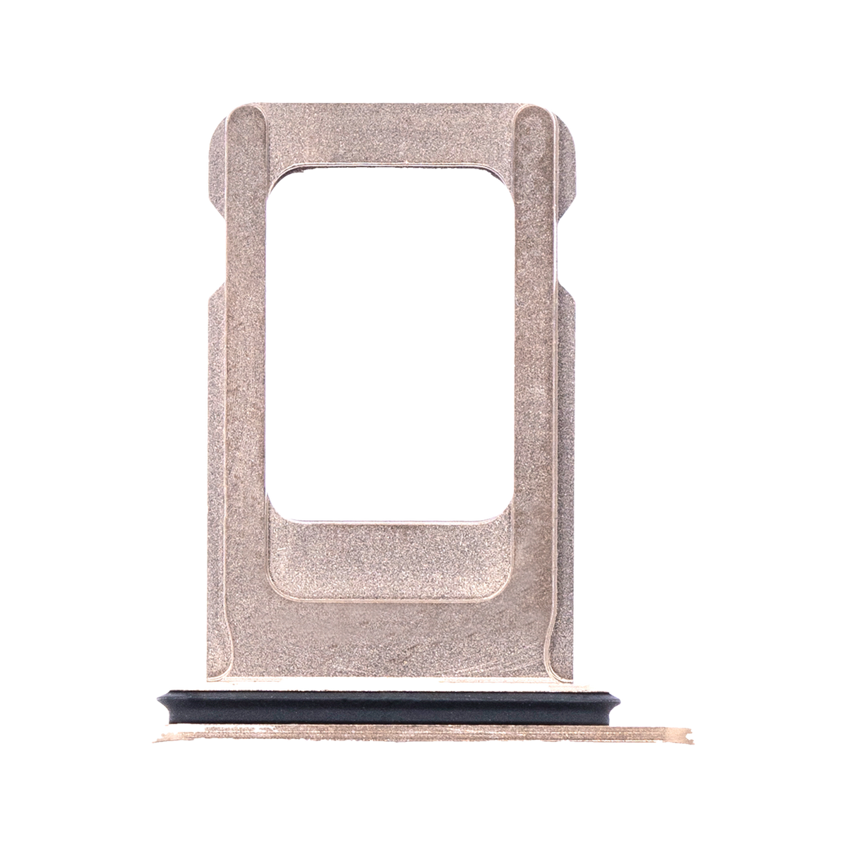 Single SIM Card Tray for iPhone XS Max Gold angled front view