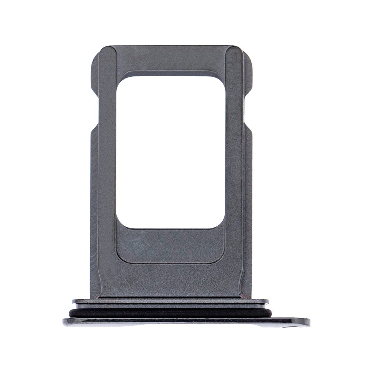 Single SIM Card Tray for iPhone XS Max Space Gray angled back view