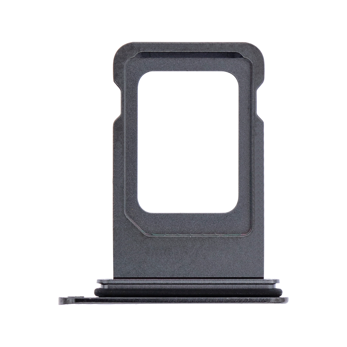 Single SIM Card Tray for iPhone XS Max Space Gray angled front view
