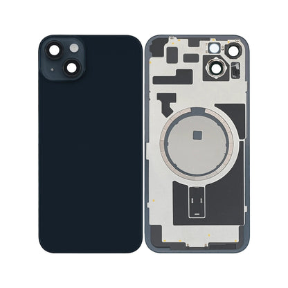 iPhone 14 Plus back glass replacement, outer and inner sides side by side, glass only